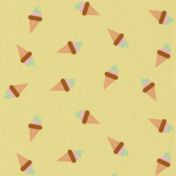 Ice-cream hair scrunchie