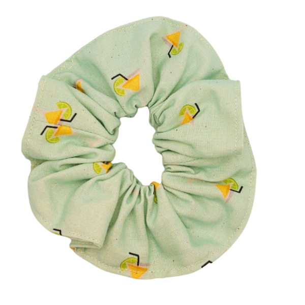 Cocktail time hair scrunchie